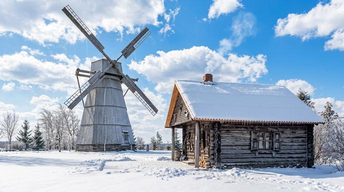 Зима в Дудутках